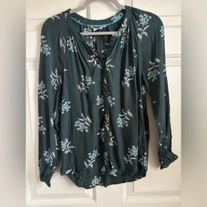 Boden Paris midnight garden meadow sweet blouse size 4R